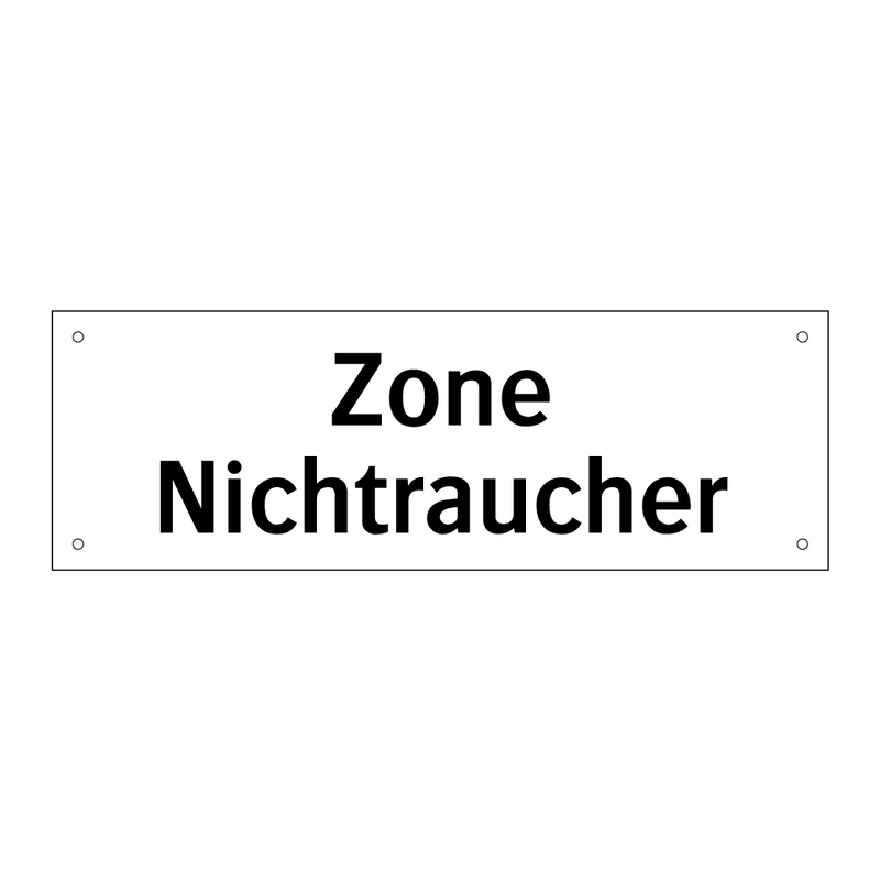 Zone Nichtraucher