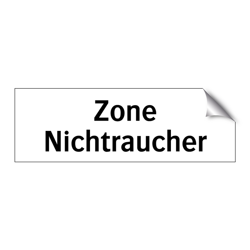 Zone Nichtraucher