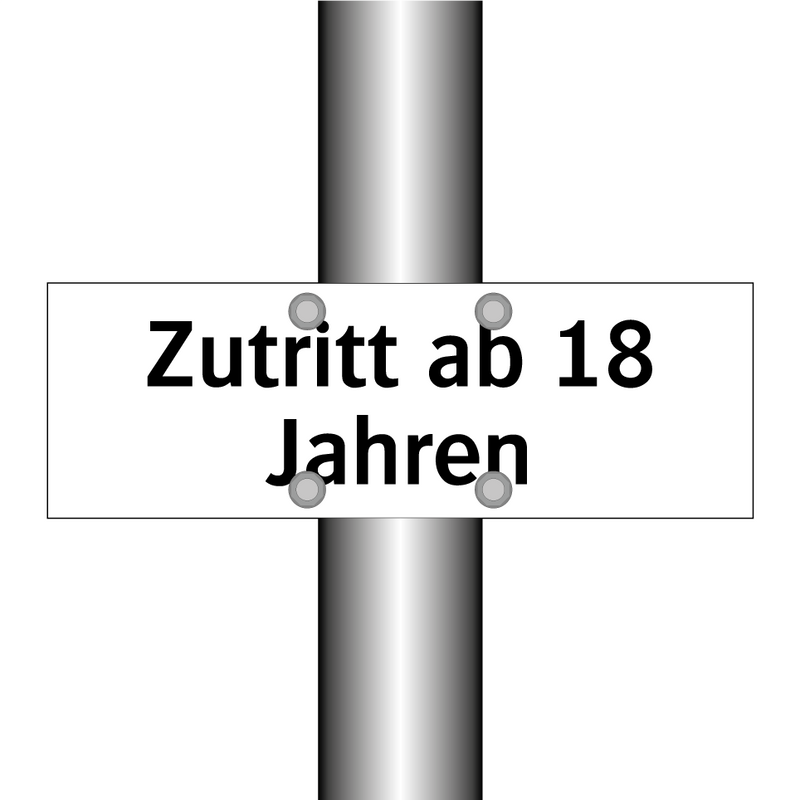 Zutritt ab 18 Jahren