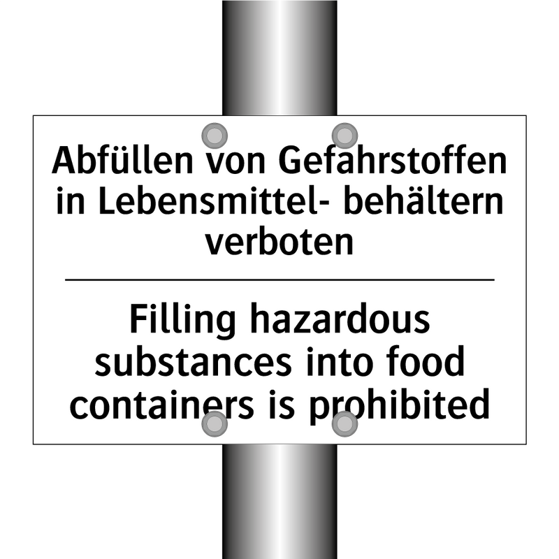 Abfüllen von Gefahrstoffen in /.../ - Filling hazardous substances into /.../