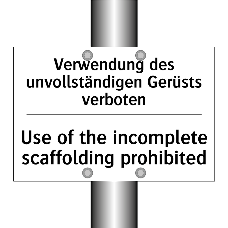 Verwendung des unvollständigen /.../ - Use of the incomplete scaffolding /.../