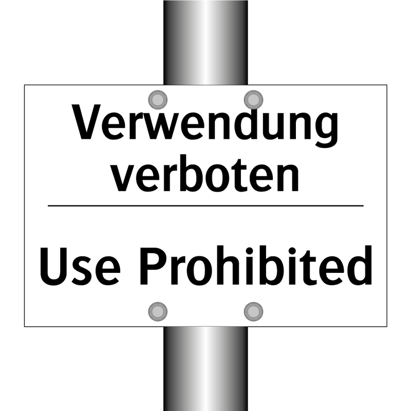 Verwendung verboten - Use Prohibited