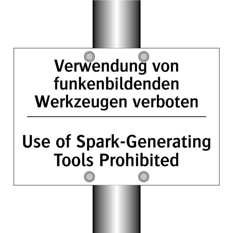 Verwendung von funkenbildenden /.../ - Use of Spark-Generating Tools /.../