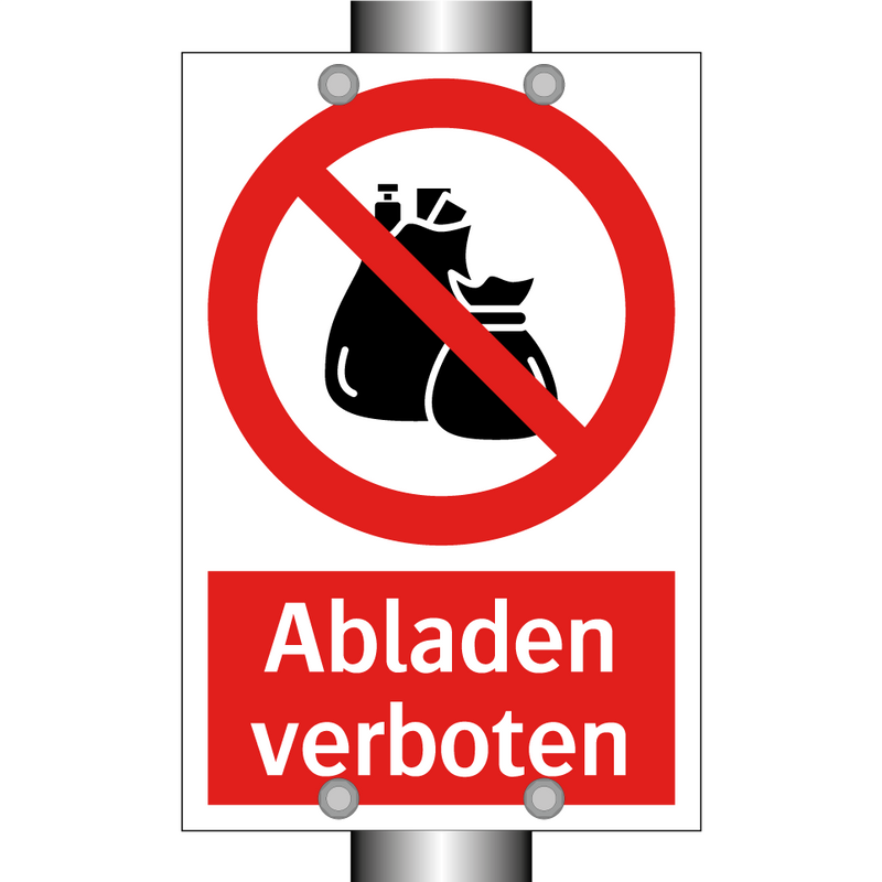 Abladen verboten