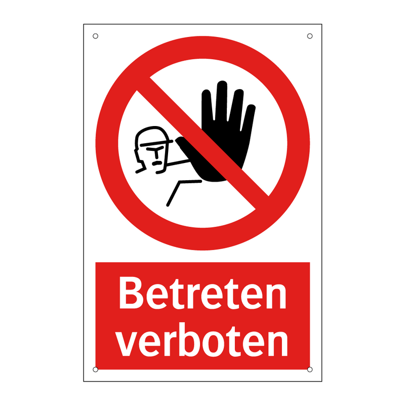 Betreten verboten