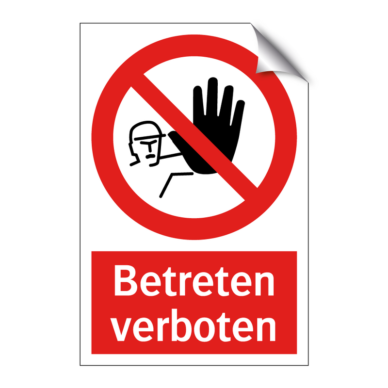 Betreten verboten