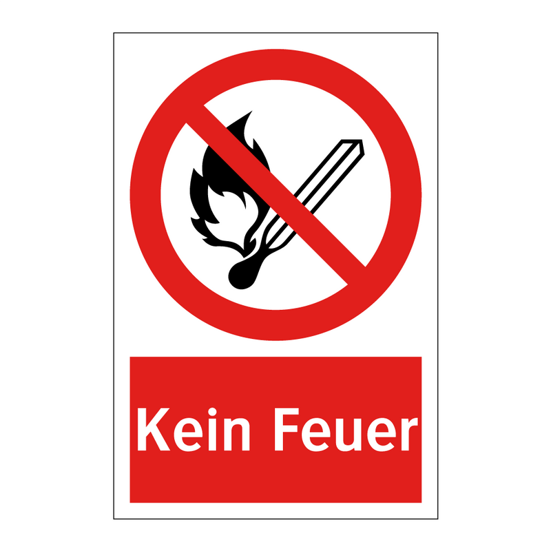 Kein Feuer