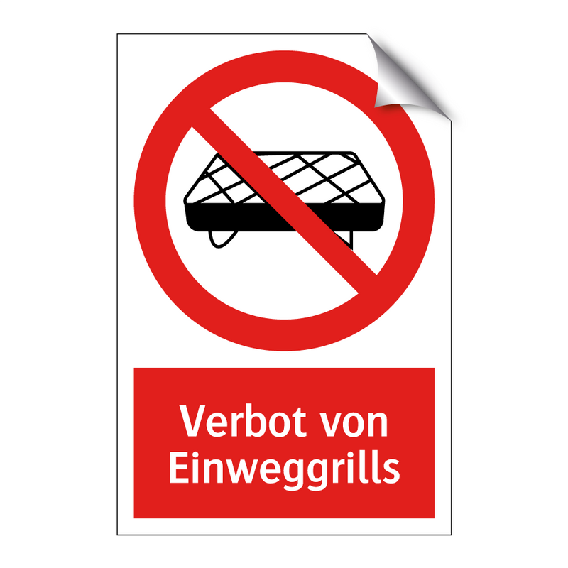 Verbot von Einweggrills