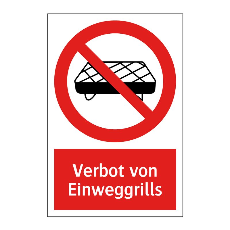 Verbot von Einweggrills