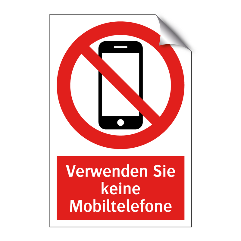 Verwenden Sie keine Mobiltelefone