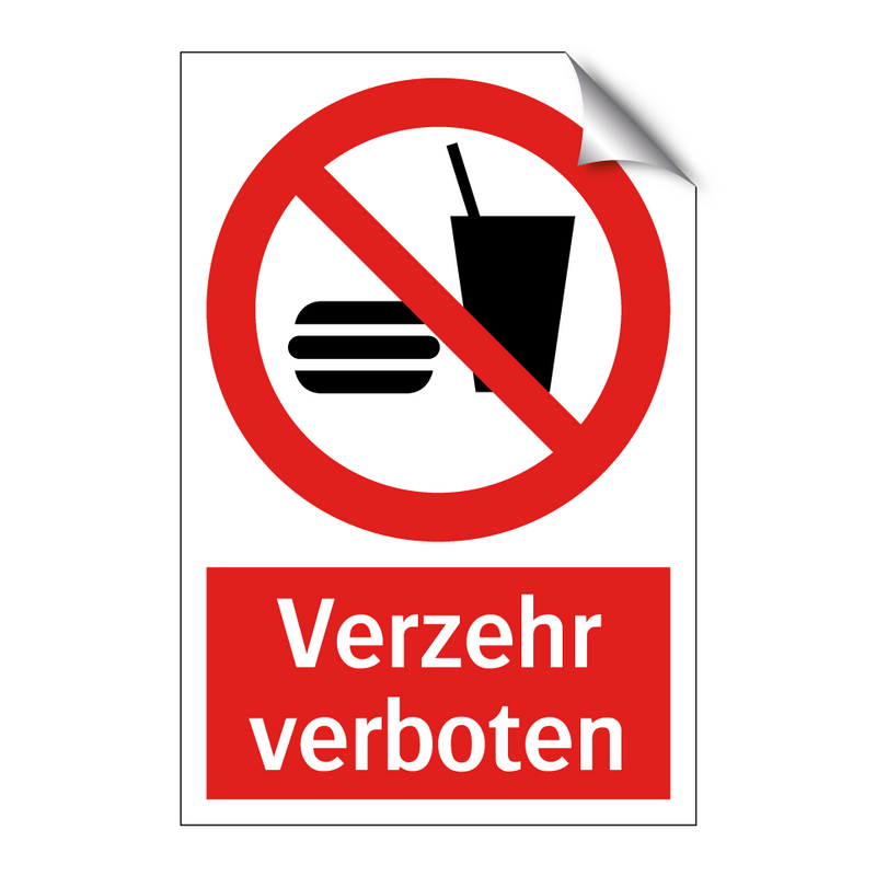 Verzehr verboten