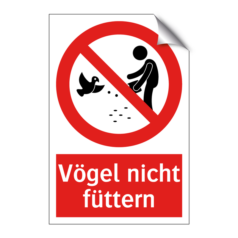 Vögel nicht füttern