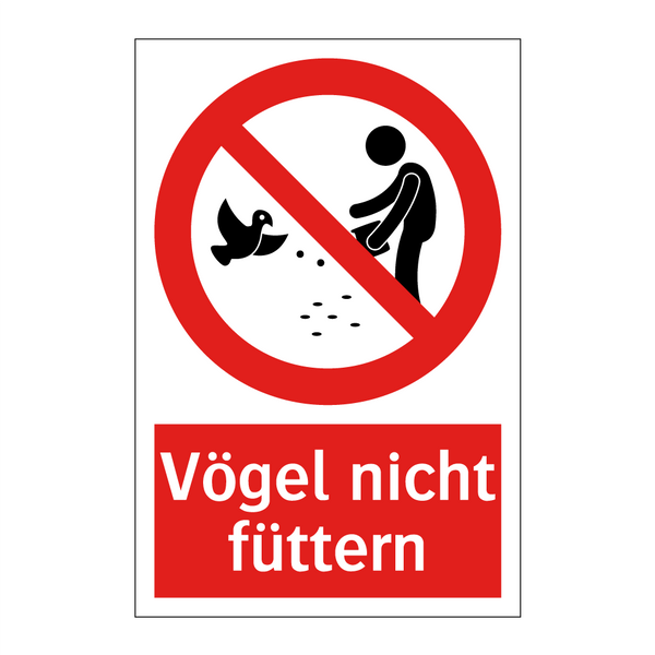 Vögel nicht füttern