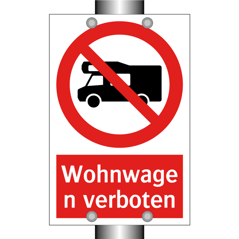 Wohnwagen verboten