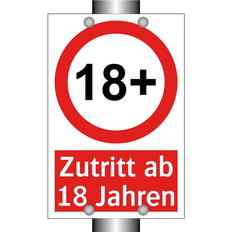 Zutritt ab 18 Jahren