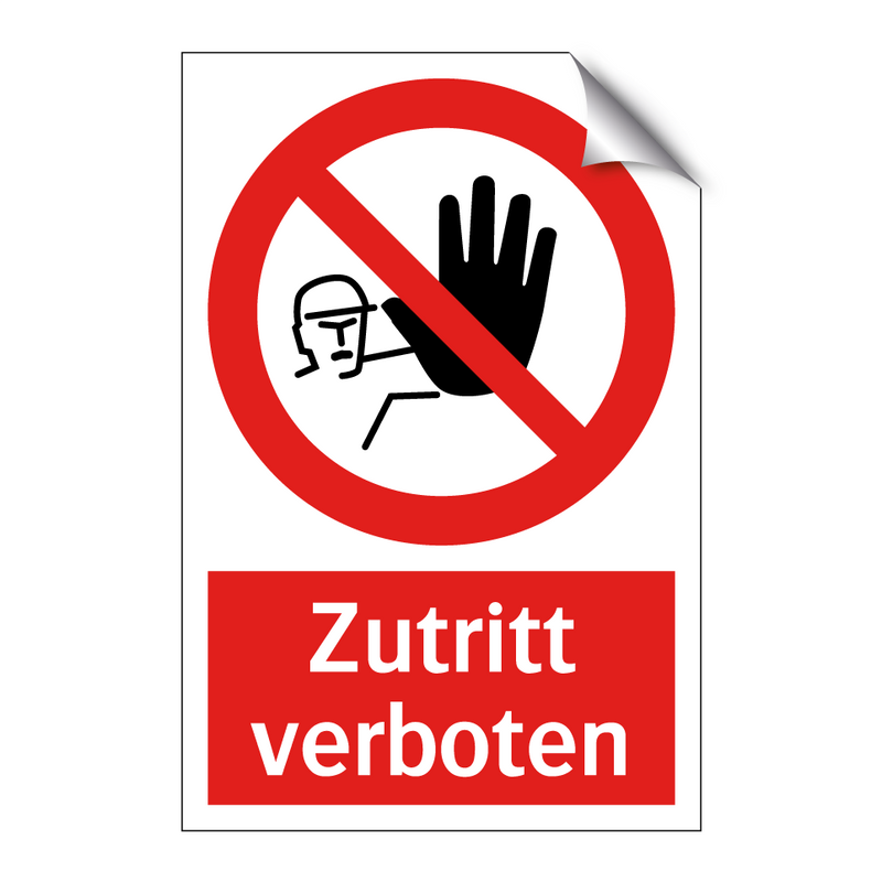 Zutritt verboten