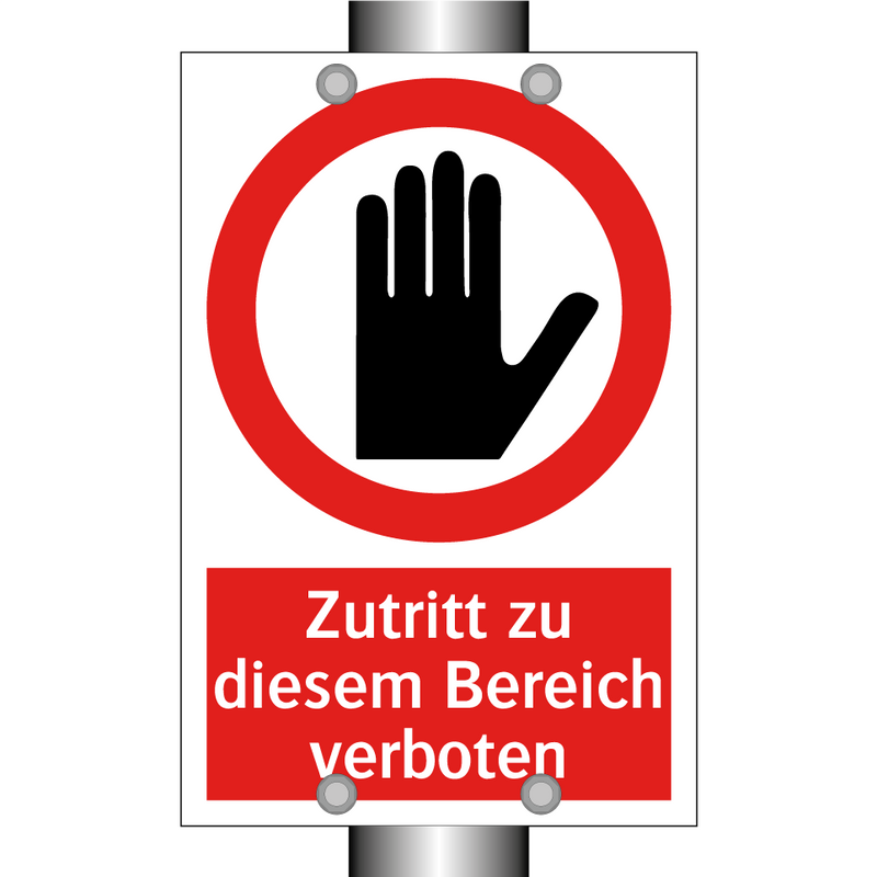 Zutritt zu diesem Bereich verboten