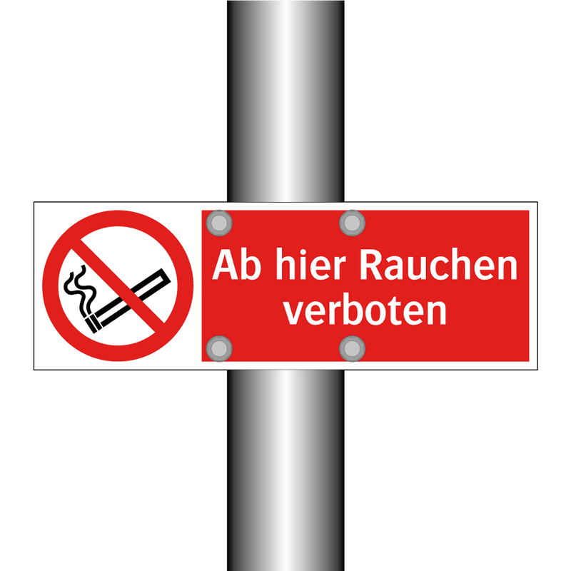 Ab hier Rauchen verboten