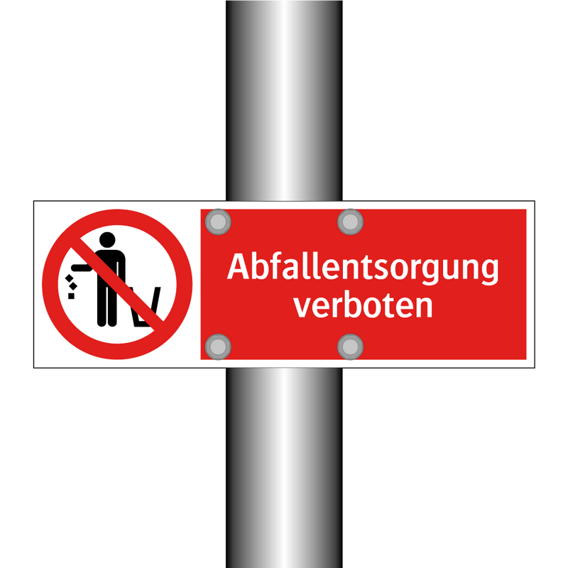 Abfallentsorgung verboten