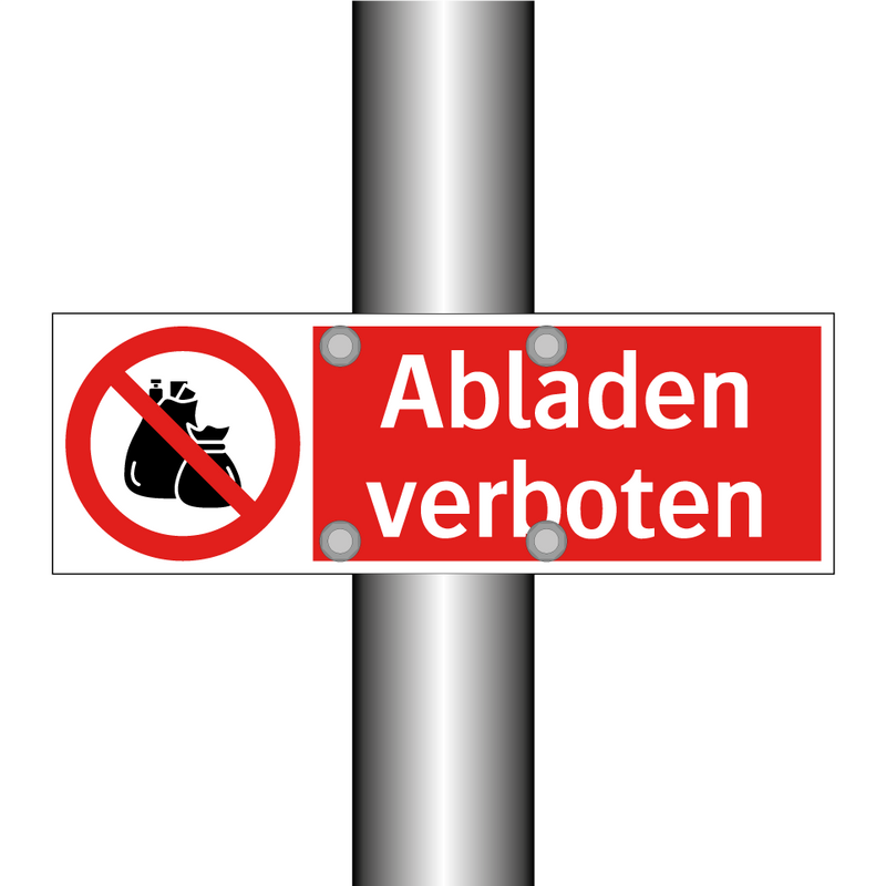 Abladen verboten