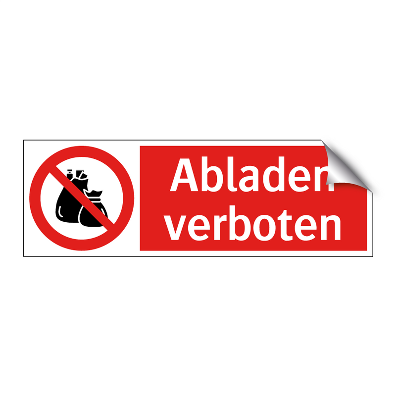 Abladen verboten