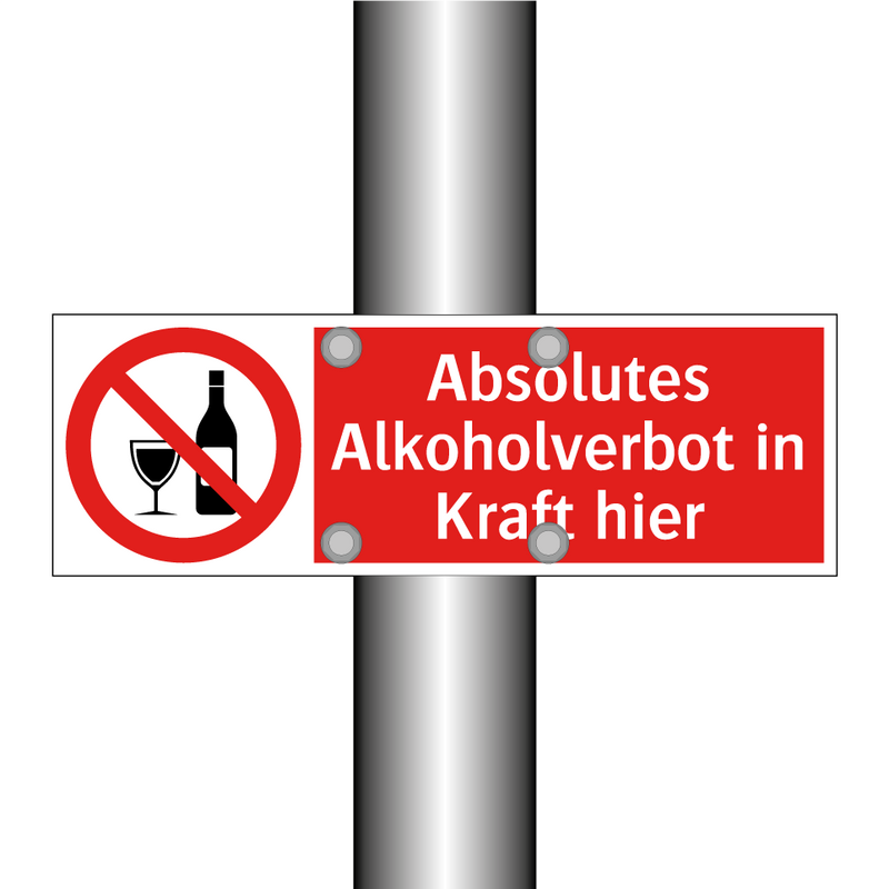 Absolutes Alkoholverbot in Kraft hier