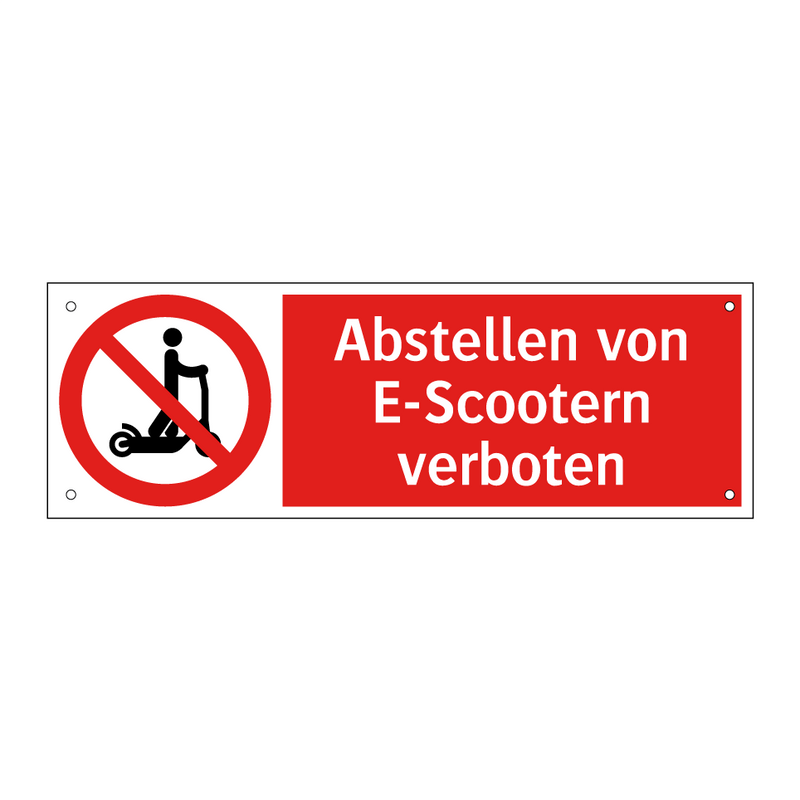 Abstellen von E-Scootern verboten