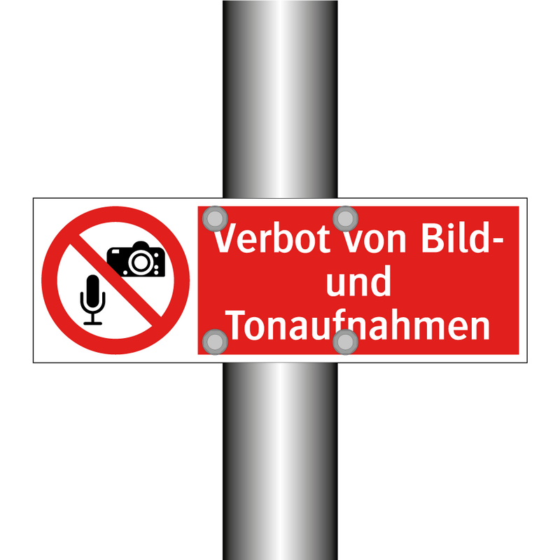 Verbot von Bild- und Tonaufnahmen