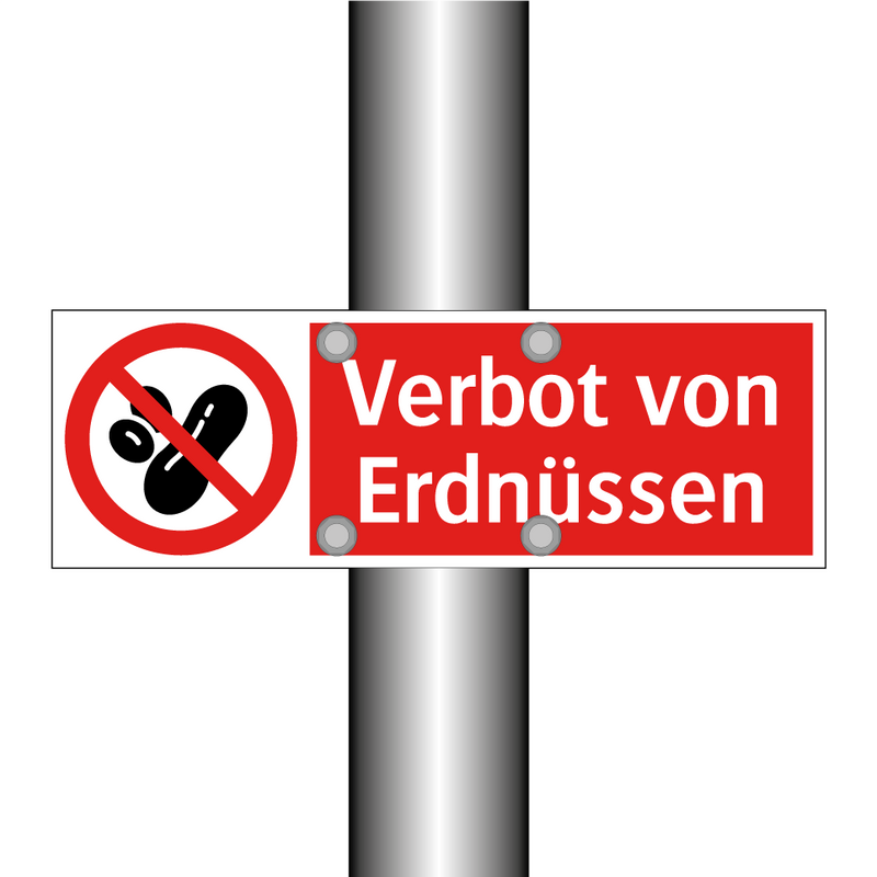 Verbot von Erdnüssen