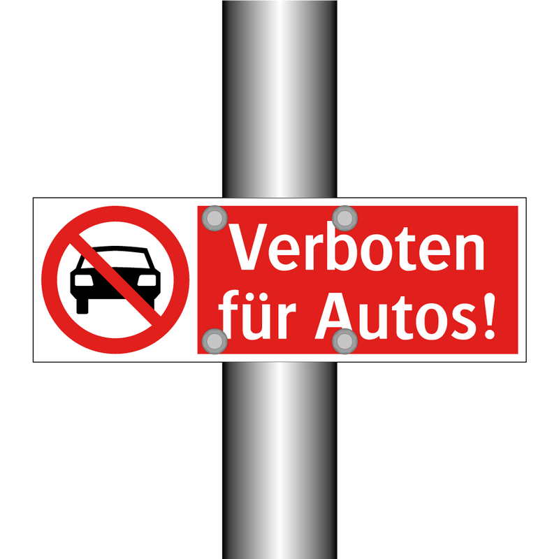 Verboten für Autos!