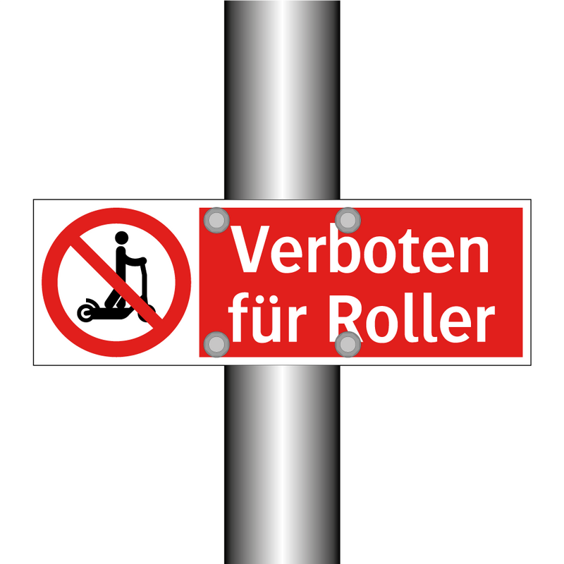 Verboten für Roller