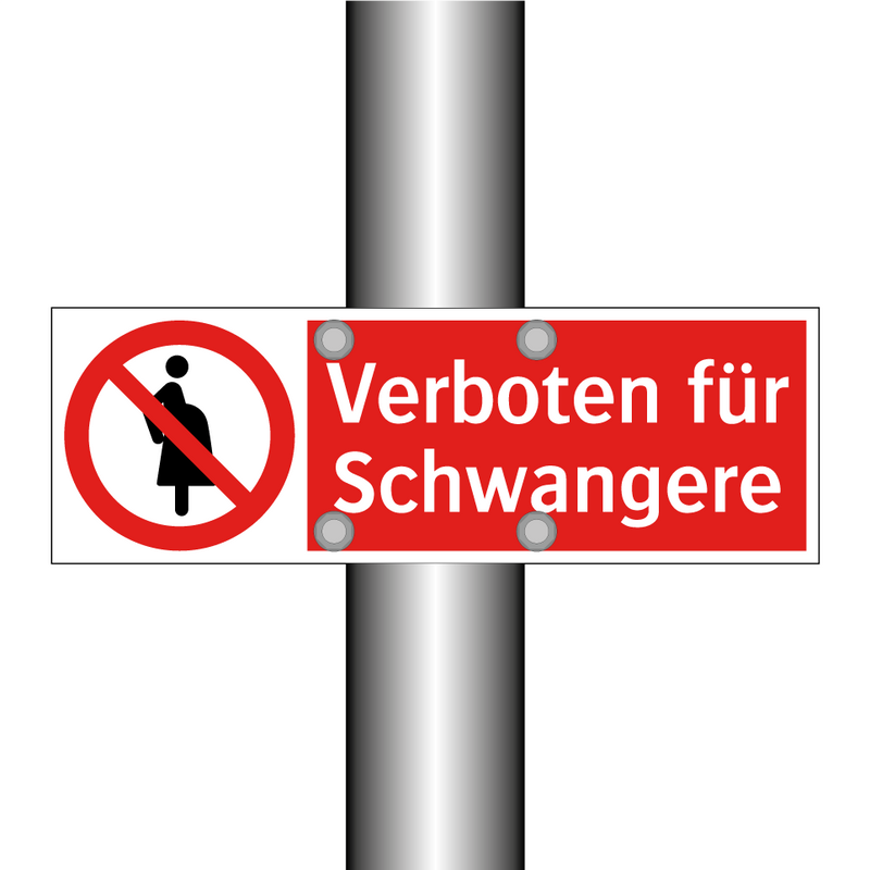 Verboten für Schwangere