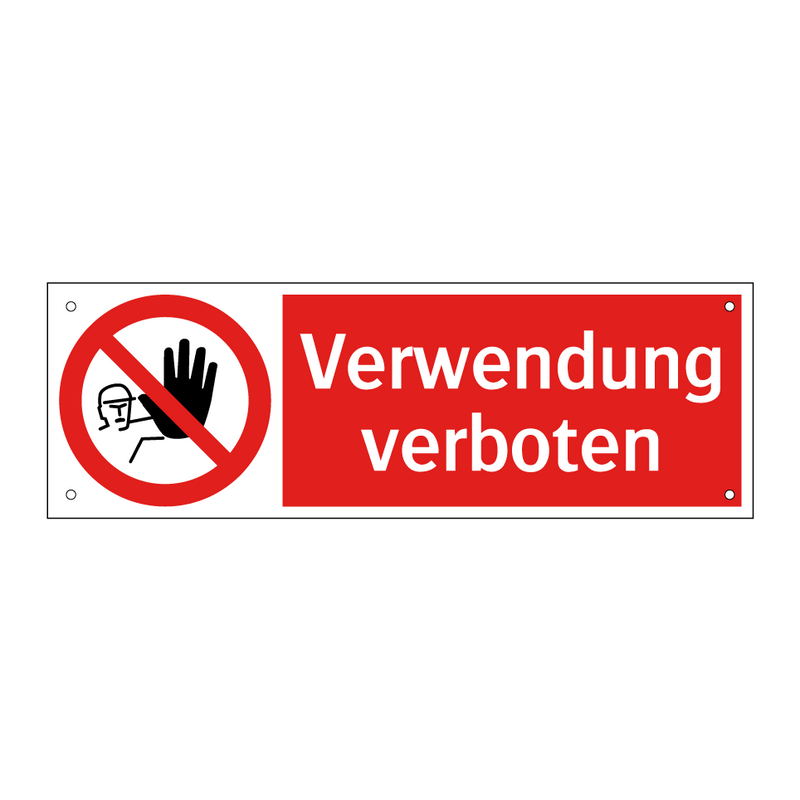 Verwendung verboten