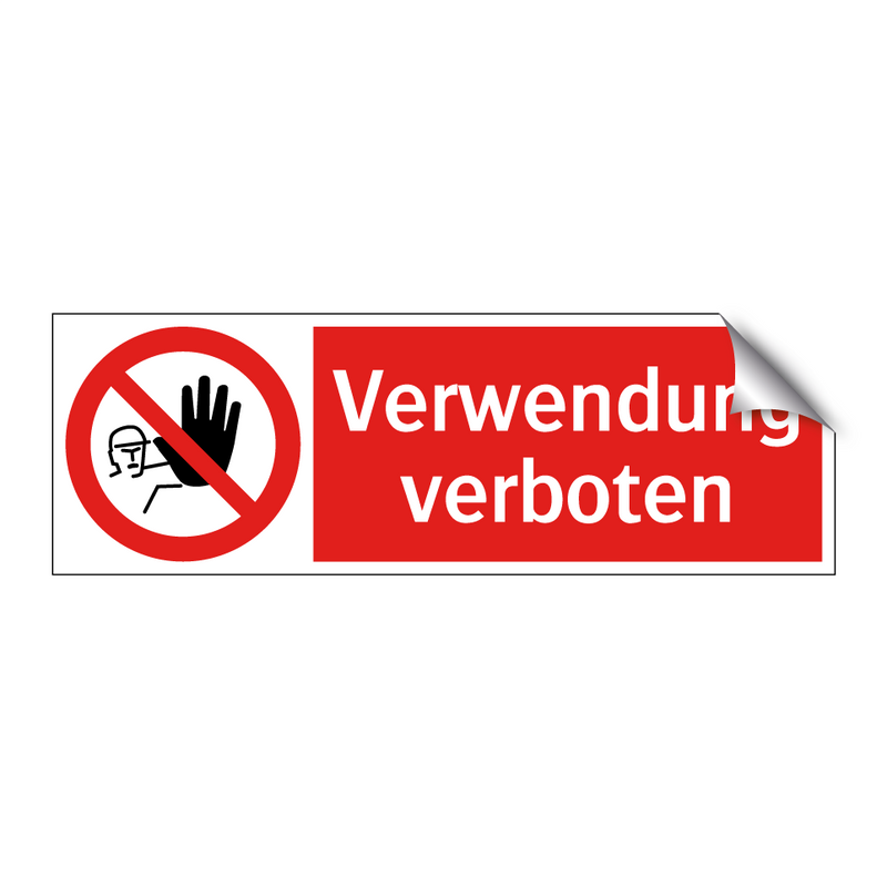 Verwendung verboten