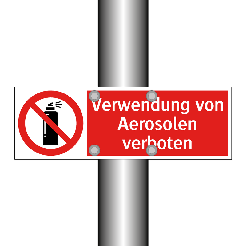 Verwendung von Aerosolen verboten