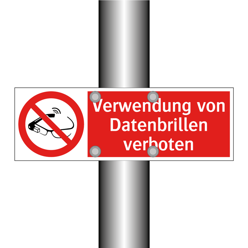 Verwendung von Datenbrillen verboten