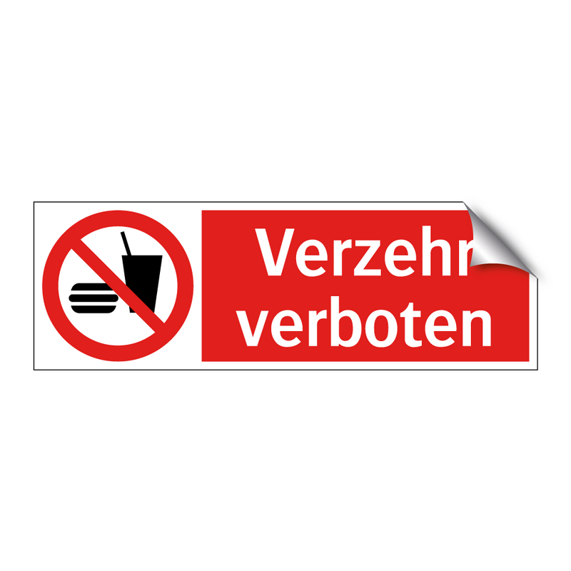 Verzehr verboten