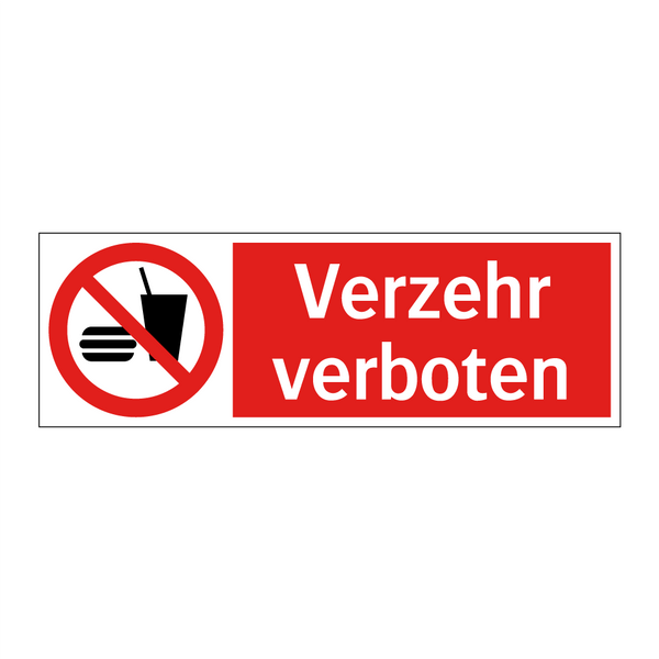 Verzehr verboten