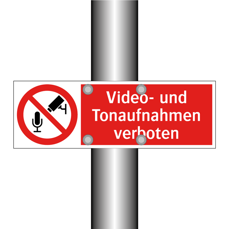 Video- und Tonaufnahmen verboten