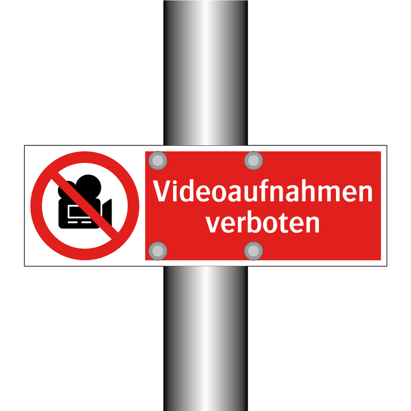 Videoaufnahmen verboten