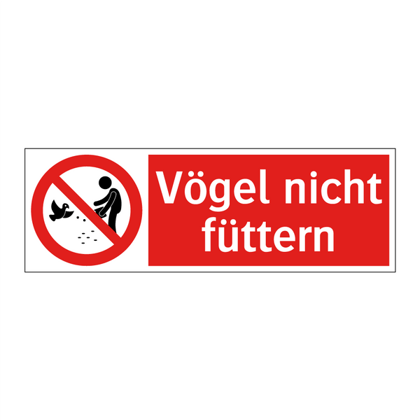 Vögel nicht füttern