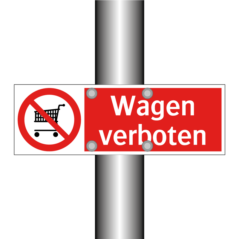 Wagen verboten