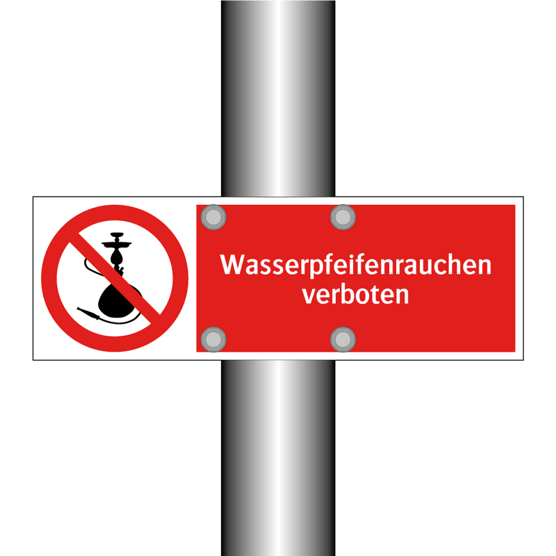 Wasserpfeifenrauchen verboten