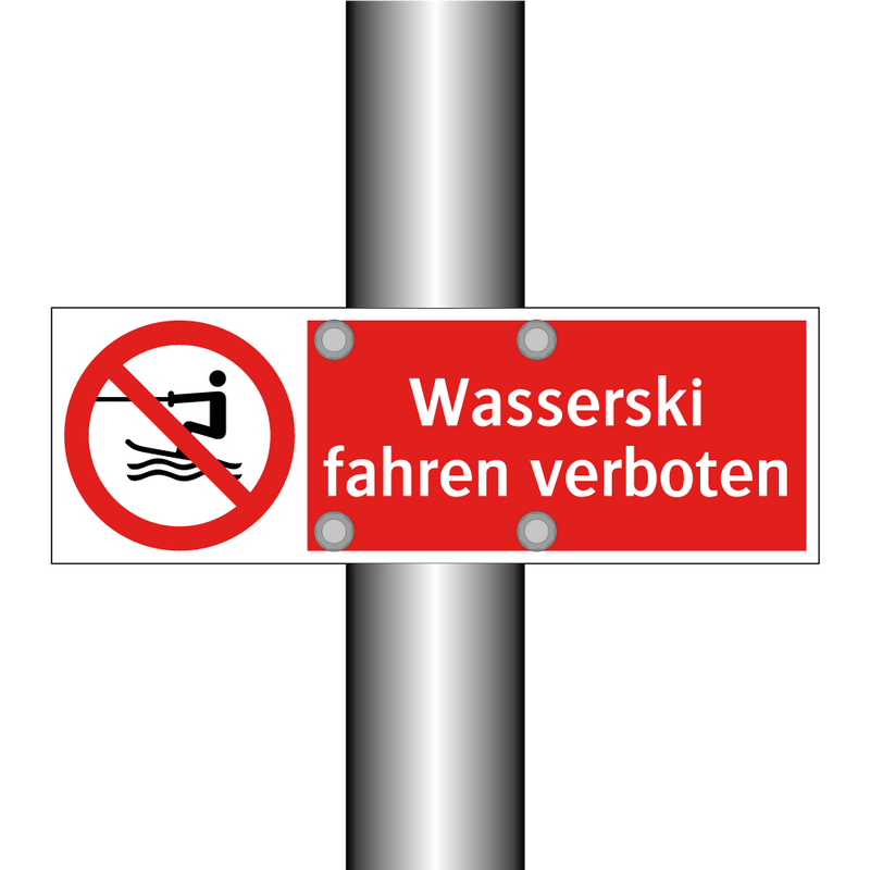 Wasserski fahren verboten