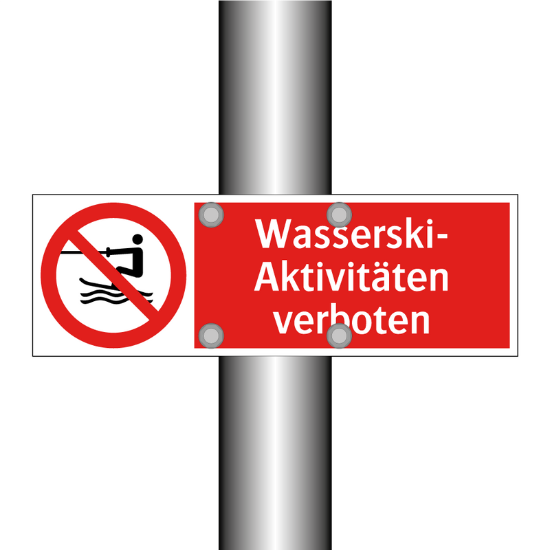 Wasserski- Aktivitäten verboten