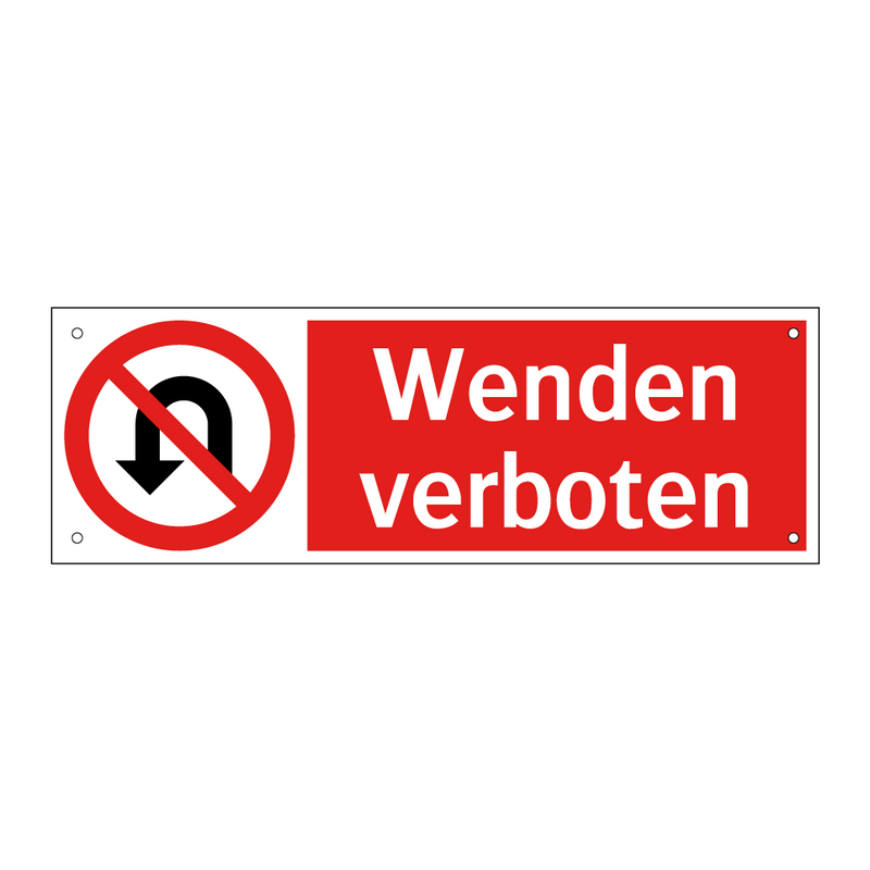 Wenden verboten