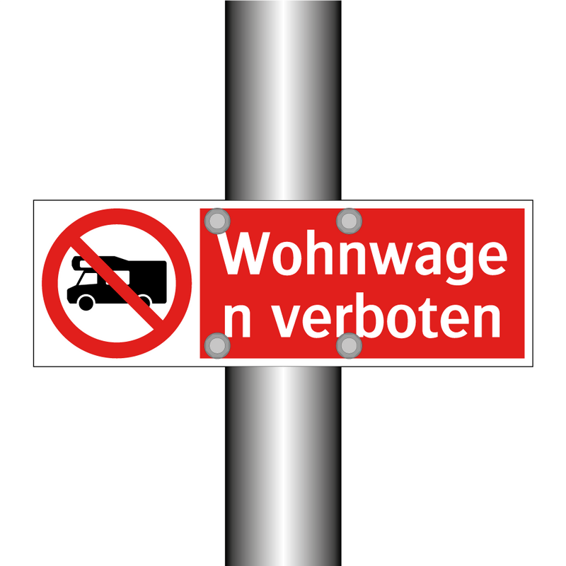 Wohnwagen verboten