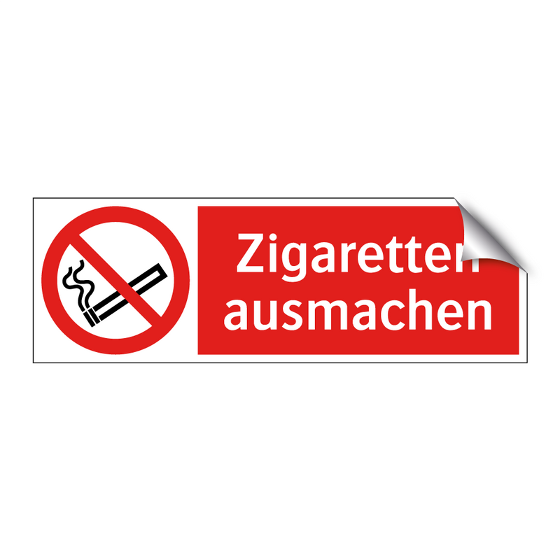 Zigaretten ausmachen