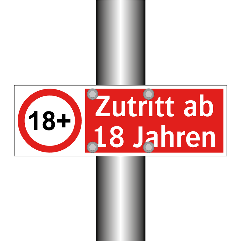 Zutritt ab 18 Jahren