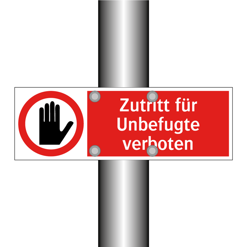 Zutritt für Unbefugte verboten